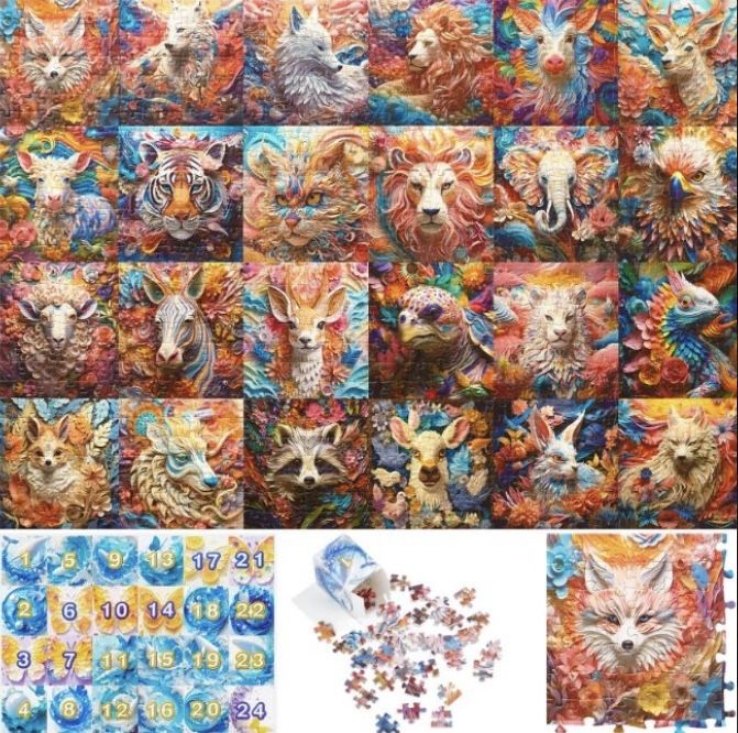 Puzzle Animale Advent Calendar