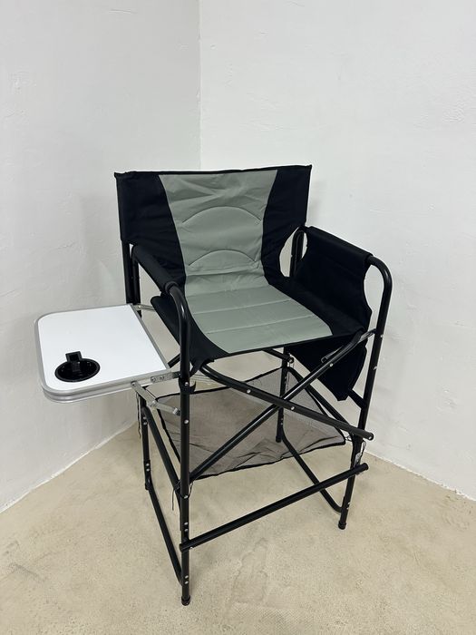 Сгъваем режисьорски стол със сгъваема странична масичка COSTWAY