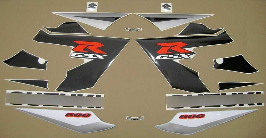 Стикери Сузуки 600 GSXR 2004г.-2005г. лепенки Suzuki GSX-R к4 к5 k4 k5