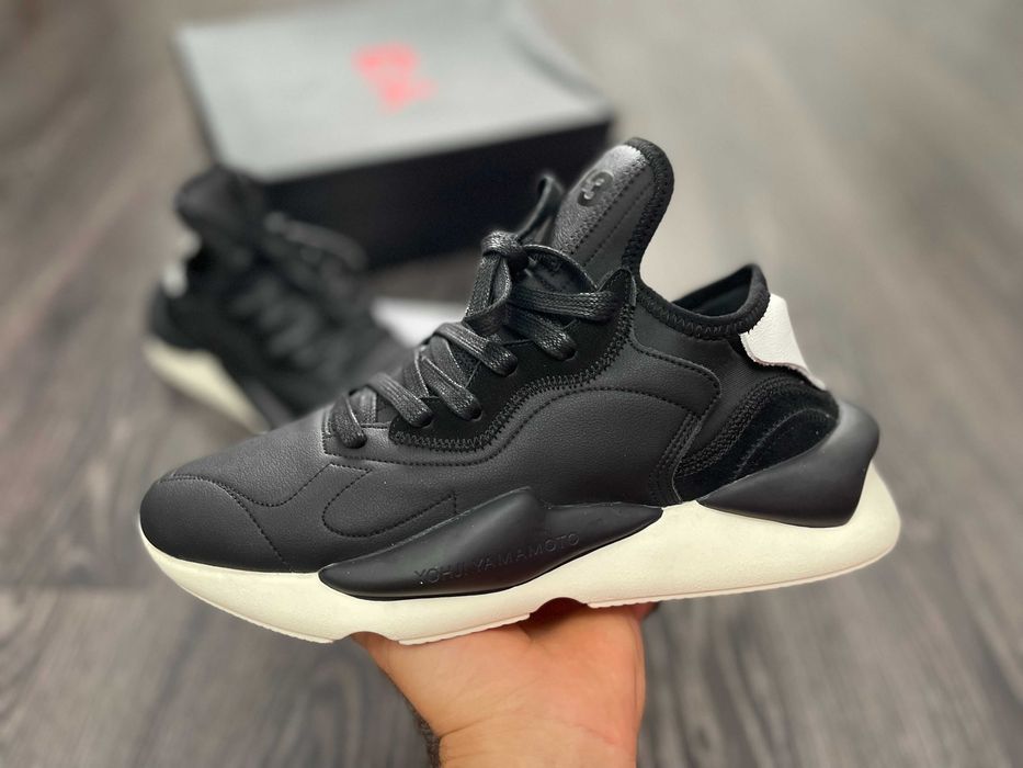 Adidasi Y-3, Kaiwa - White Premium din Piele NOI Yohji Yamamoto Y3