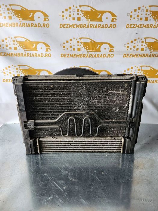Grup Radiatoare Radiator Apa Clima Intercooler Termocupla Electroventilator Bmw E90 E91 E92 E93 Mot
