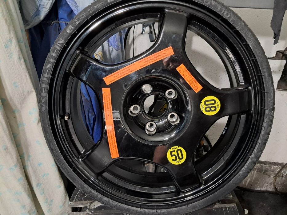 резервна гума патерица за ауди и мерцедес 15,16,17,18,19 и 20 цола