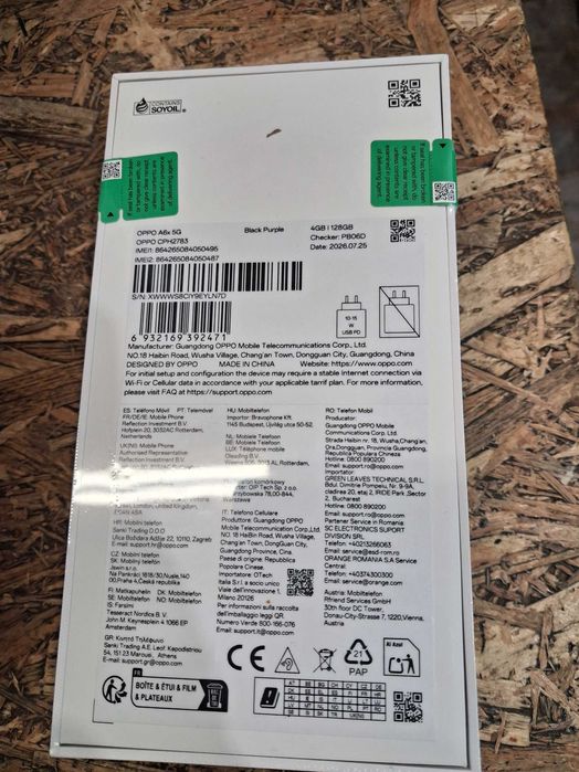Телефон OPPO A6x 5G