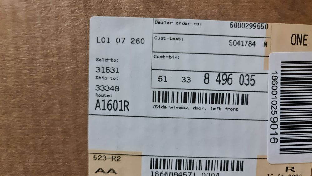 Sticla geam usa portiera fata BMW X5 G05 X7 G07 F95 8496035 VSG dublu