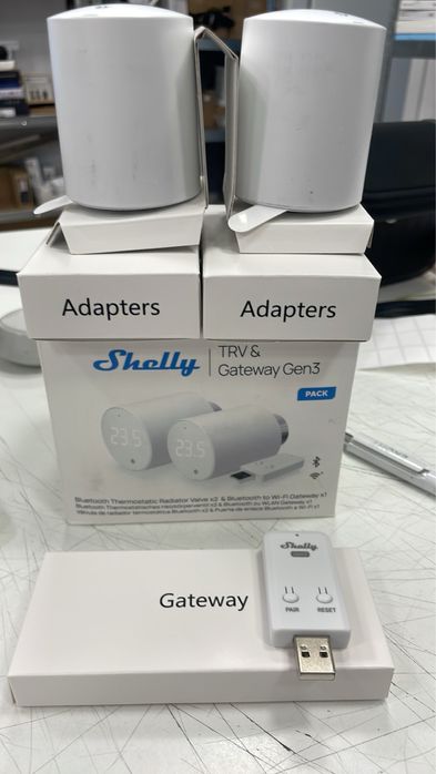Shelly TRV & Gateway Gen3 (Пълен Комплект)