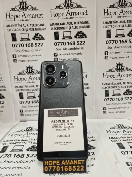 Hope Amanet P1/ REDMI NOTE 14 PRO/ COD 35034