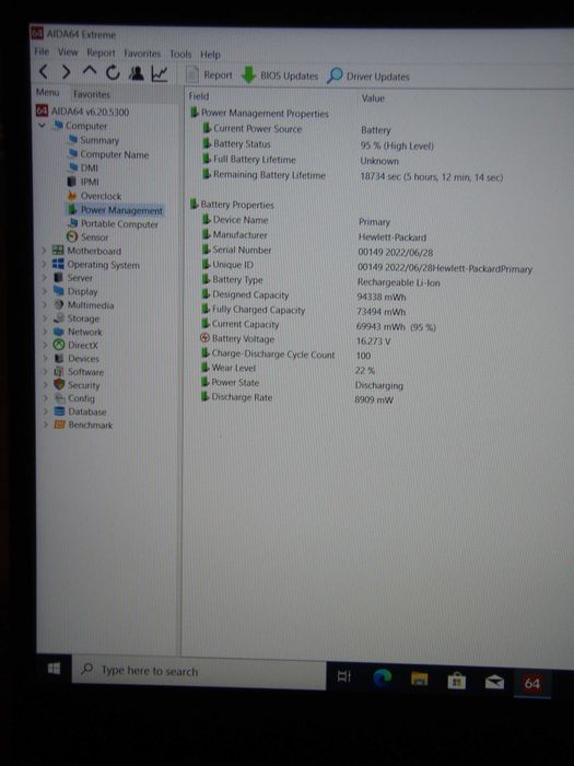 Zbook Fury G8 15.6'' FHD i7-11800H SSD 512Gb RAM 16GB nVidia T1200 4Gb