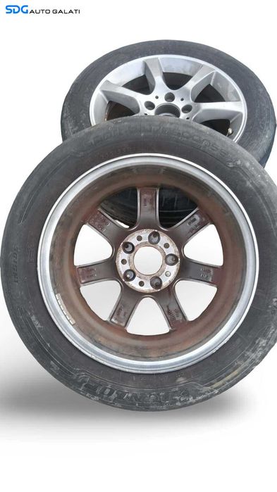 Set 4 Jante Roti Aliaj 205 55 16 R16 Mercedes CLS W218 2004 - 2010 (7Jx18H2, ET31, A2034013002) [MX0698]