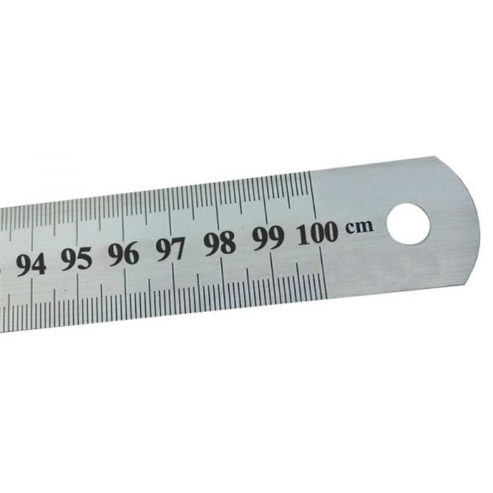линейка железная 100см
