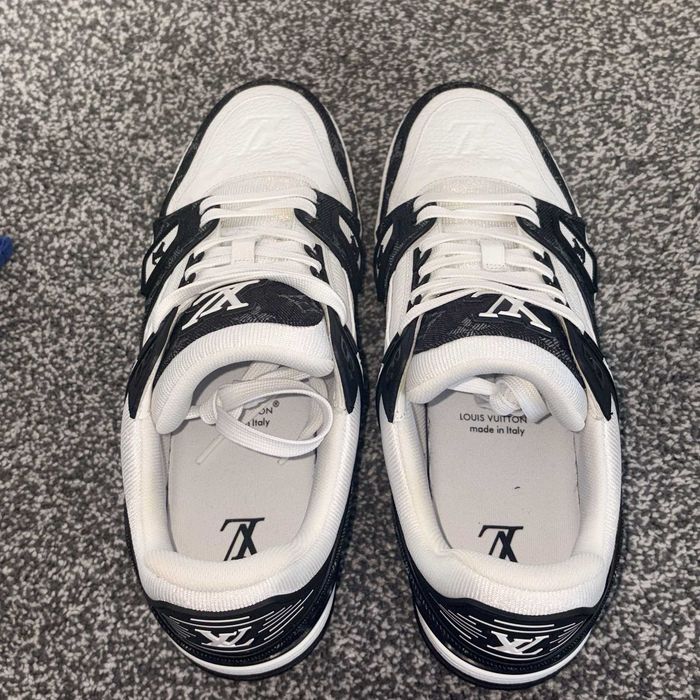 #REDUCERE# Louis Vuitton LV Trainer Monogram Denim