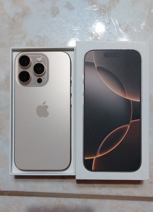 Iphone 16 pro, 128GB, desert titanium