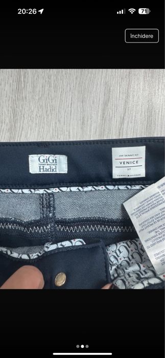 Blugi gigi hadid x tommy hilfiger