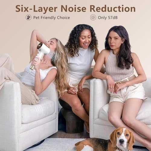 Нов Мощен йонен сешоар 110,000 RPM – бързо сушене и нисък шум за коса