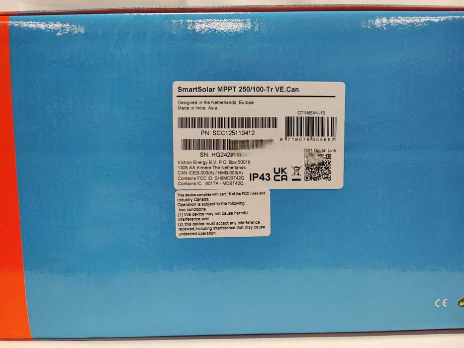 Victron Energy SmartSolar MPPT 250/100