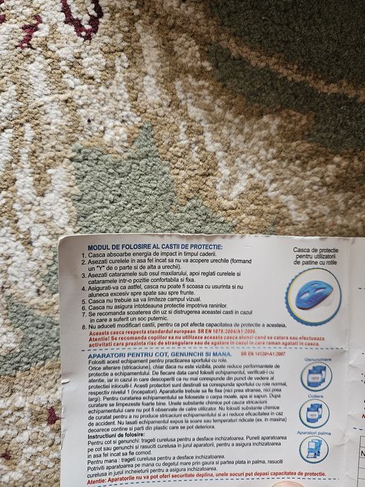 Role copii reglabile 3 în 1 + echipament protecție (mărimea 30–33)