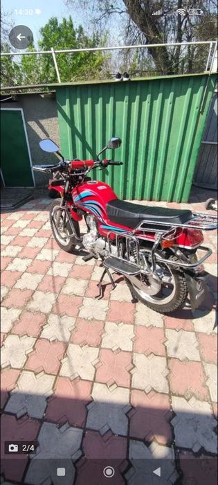 Продам мотоцикл 250 кубов пробег 480 км