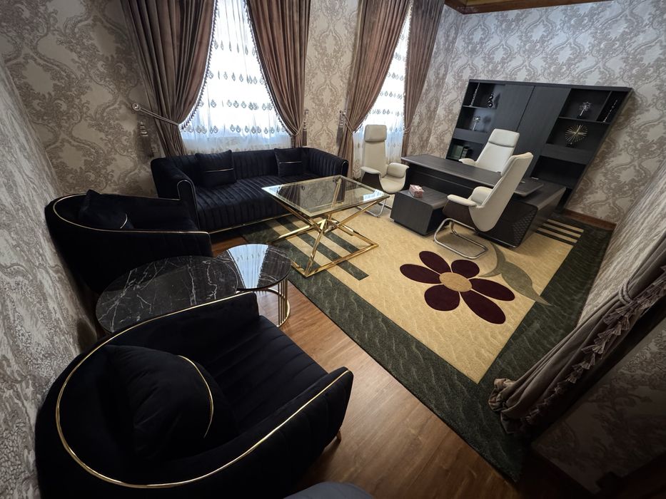 Диван комплект, журнальный столлар, офис мебеллар, 3 та кресло