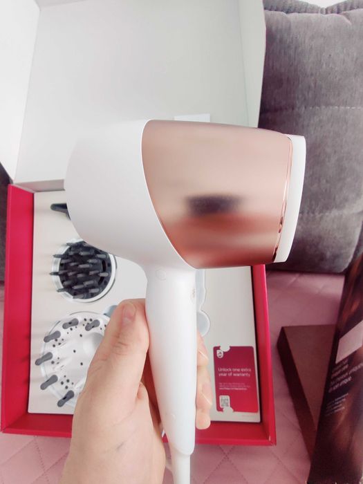 Uscator de par Philips Prestige BHD827/00, Senzor SenseIQ