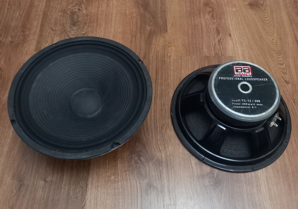 Легкие динамики Craaft 12 и неодимовые JBL 12.