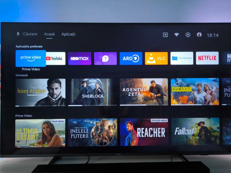 Televizor LED Smart PHILIPS, Ultra HD 4K, HDR, 164cm