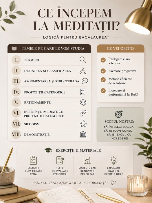meditatii logica clasa 12