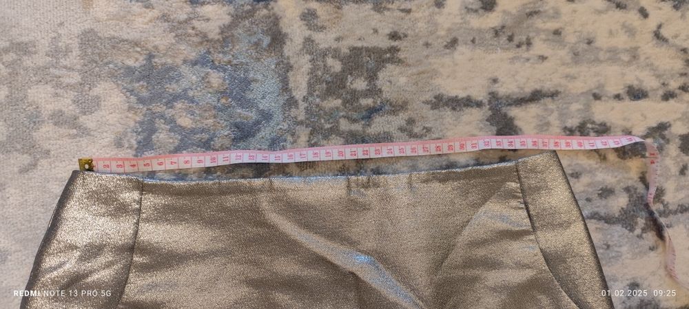 Fusta argintie h&m mărime m