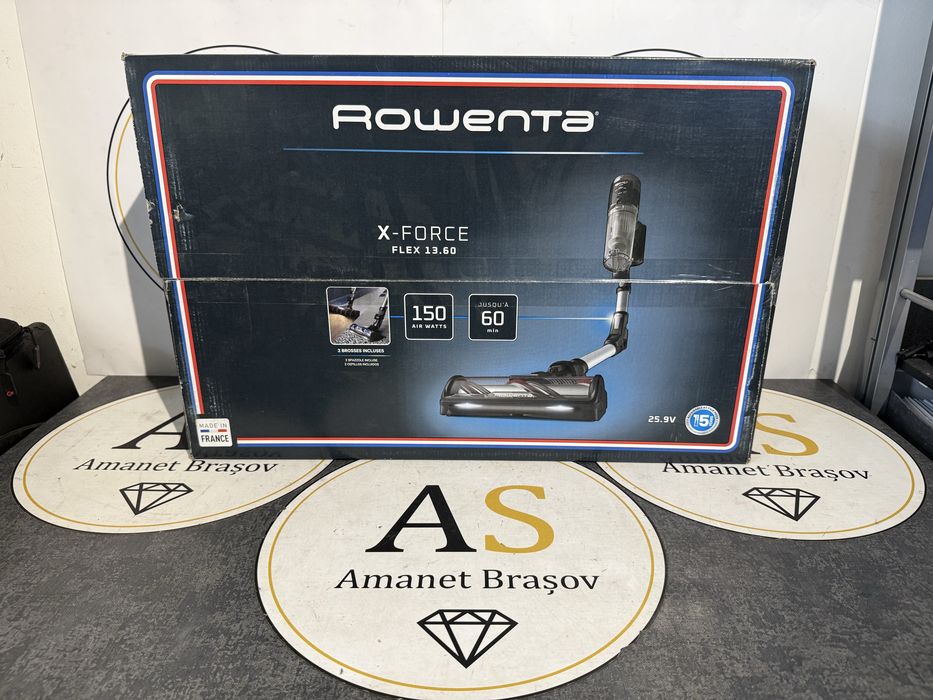 Aspirator vertical Rowenta X-Force Flex Complet 13.60 Nou Sigilat