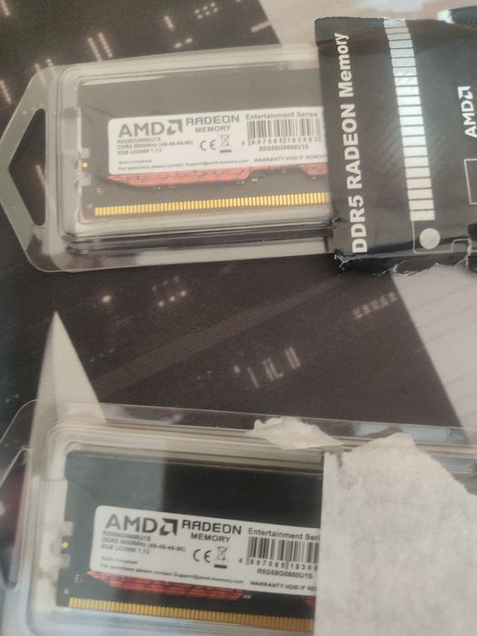 Озу 2 плашка ддр5 16гб