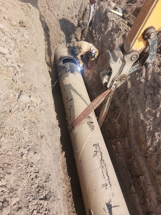 Централный канализация ва Водопровод тортиш хизматлари | УРА, траншея
