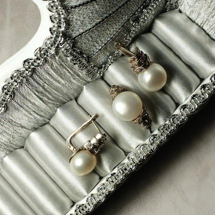 Комплект с жемчугом Италия