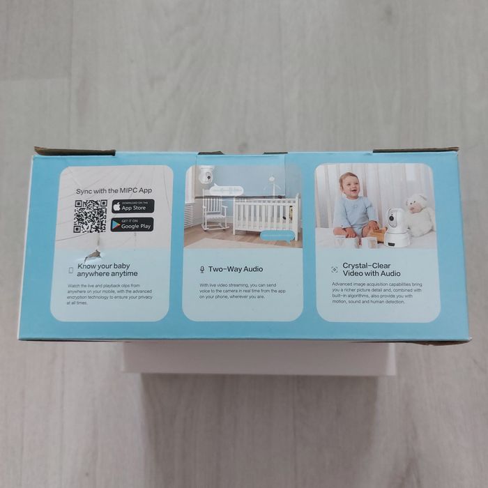 Умен Бебефон Babytone Sleep Sock + 2.5K HD Смарт Камера | Пулс, Кислород (SpO2) и Сън | Медицински сертификат