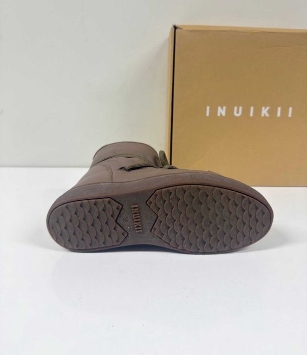Дамски апрески INUIKII Classic Full Leather (Таупе/Кафяви) - Размер 38 (24 см стелка)