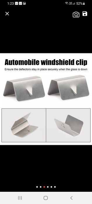 Универсална скоби-планки за ветробрани за автомобил