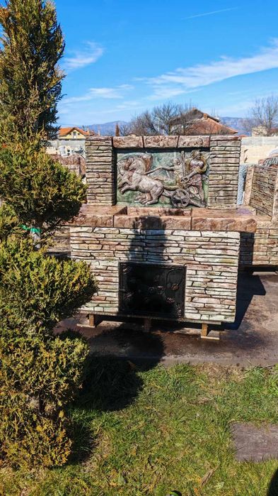 Градинска мивка от щампован бетон