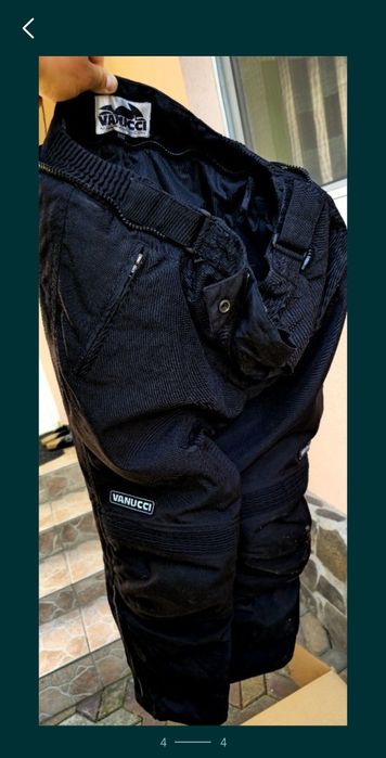 Pantaloni moto Vanucci, stare foarte bună