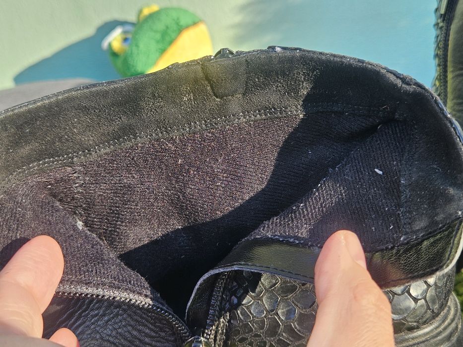 Steve Madden ботуши естествена кожа N38