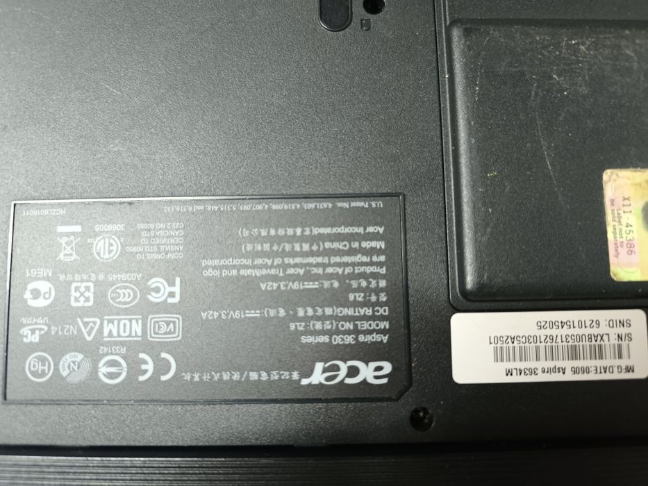 Ноутбук  aser б.у