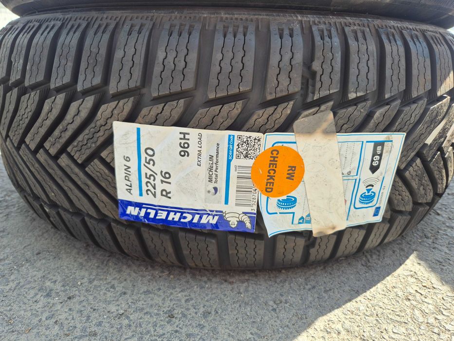 2 Anvelope M+S IARNA - 225/50/16 - Michelin Alpin 6 - NOU - DOT 2018 !
