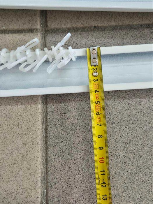 КОРНИЗ за пердета метален за таван 250см.15лв 150см.10лв ДВОЙНА РЕЛСА