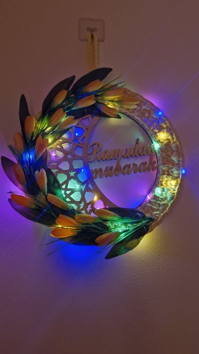 Ramadan mubarak decori  qol ishi