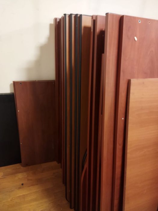 Столы офисные в разборном виде