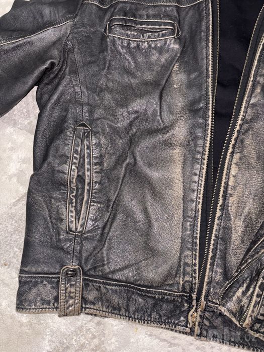 Кожанная куртка GUESS винтаж