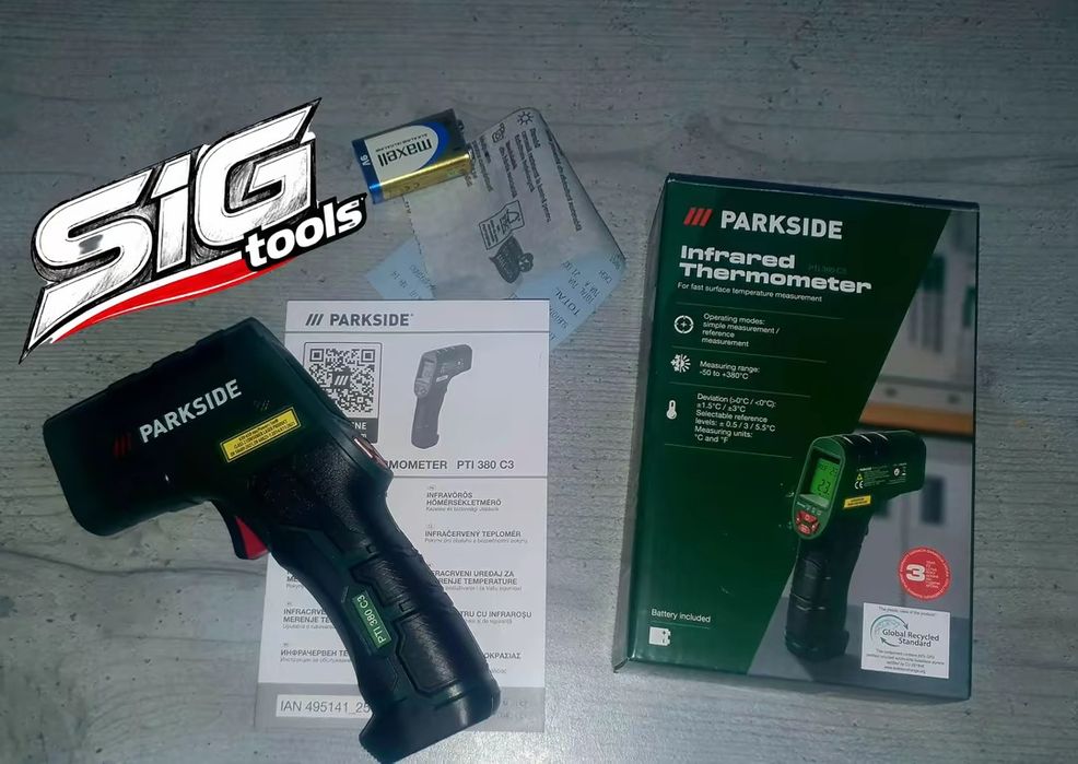 Termometru Digital cu Laser Parkside