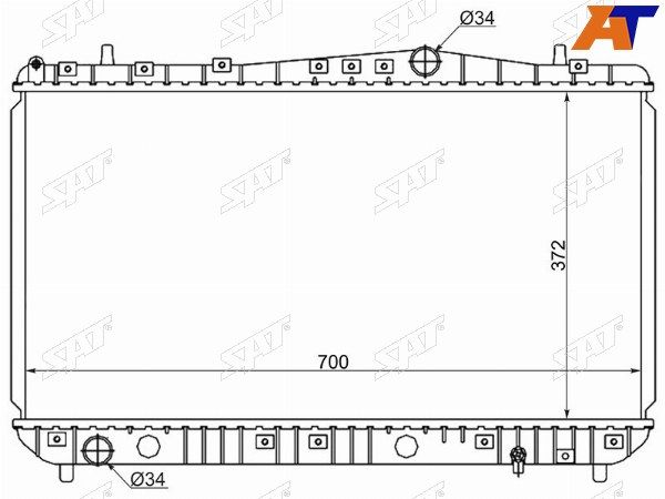 Радиатор Suzuki Forenza