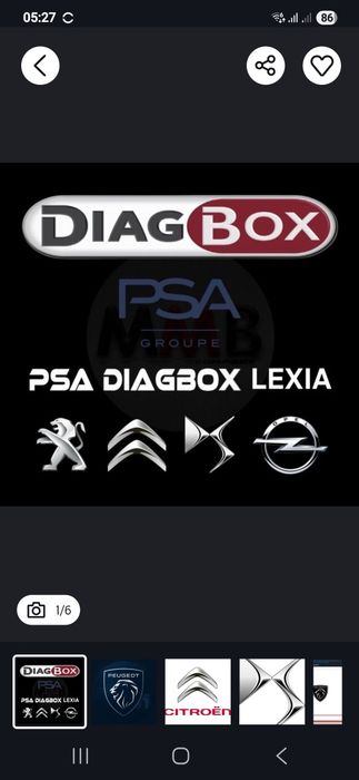 Diagnoza/tester Diagbox Lexia PSA Citroen Peugeot Ds Opel