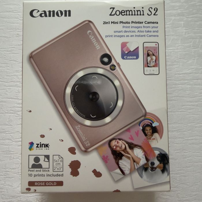 Мини фотоаппарат Canon zoemini s2