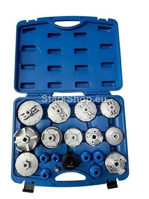 Комплект Ключове за Маслени Филтъри 19 части HAWEK Чашки Маслен Филтър