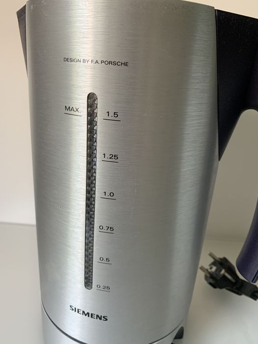 Fierbător apă Siemens Porsche Design colecție TW91100/01 Germany WK3