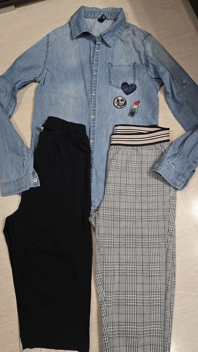 Лот клинчета+ризка за момиче 152см