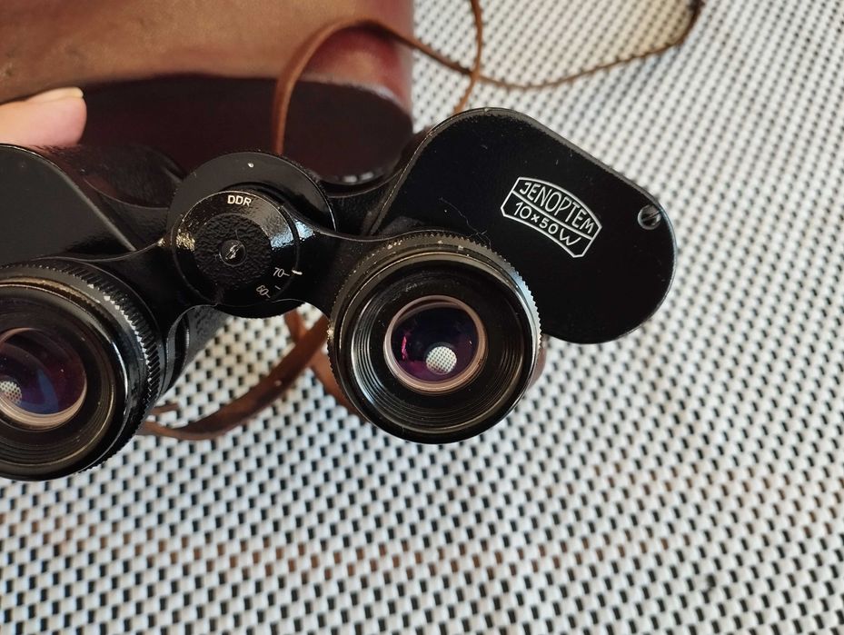ТОП Бинокъл Carl Zeiss Jena-JENOPTEM-MULTI-COATED -10 х 50W-ГДР--като  НОВ